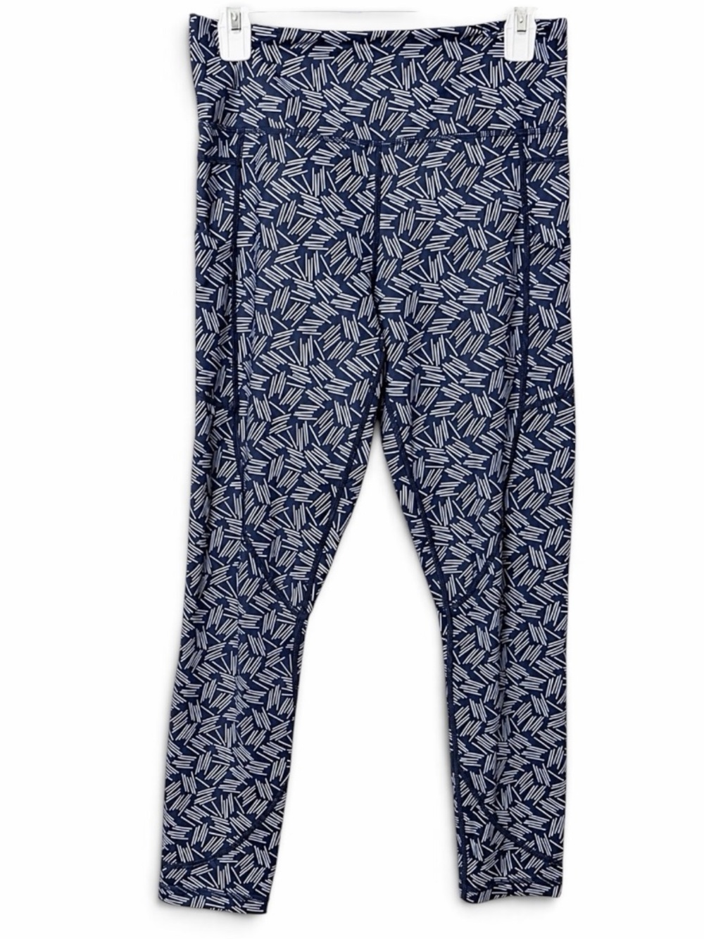 Zyia Active Navy Haystack Light N Tight 7/8 Leggings Size 8/10